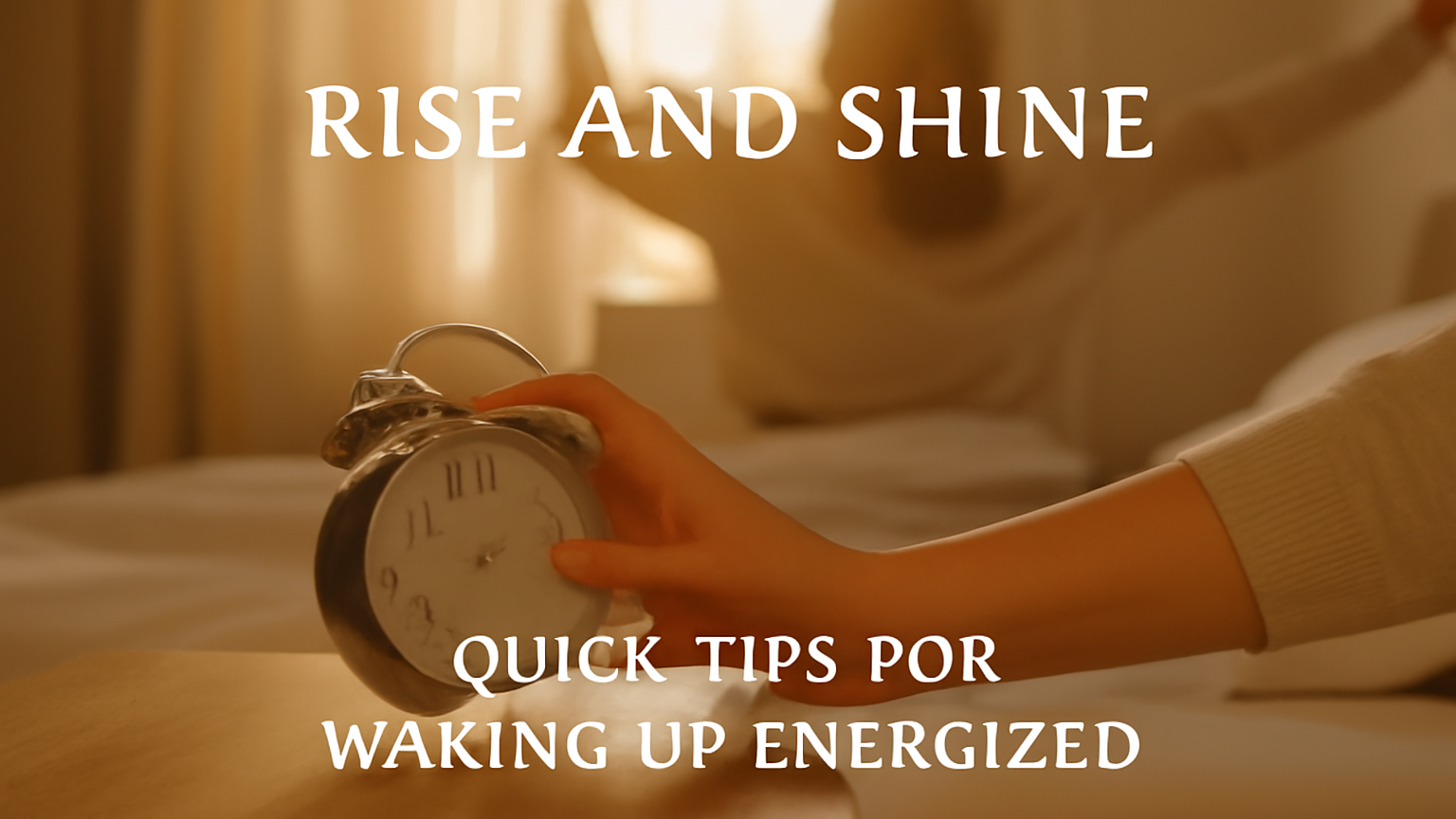 Quick Tips for Waking Up Energized