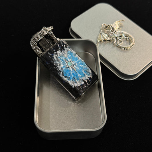 Lake Mirage Custom Lighter Handmade