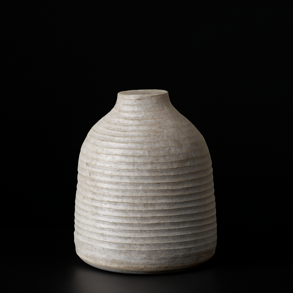 Handmade ceramic vase Grey