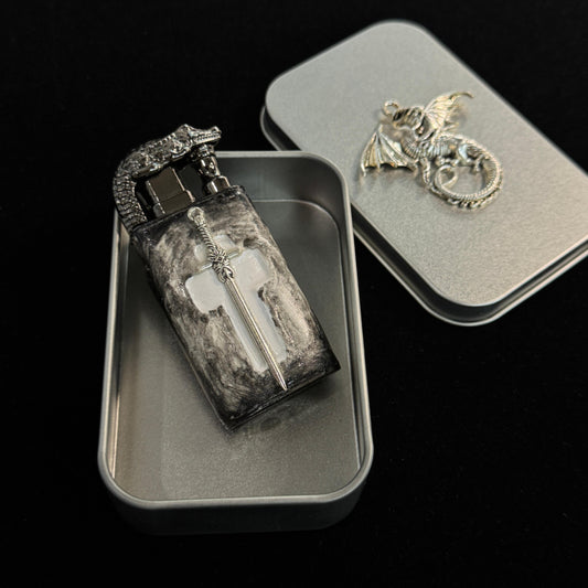 Blade of Nightfall Custom Lighter Handmade