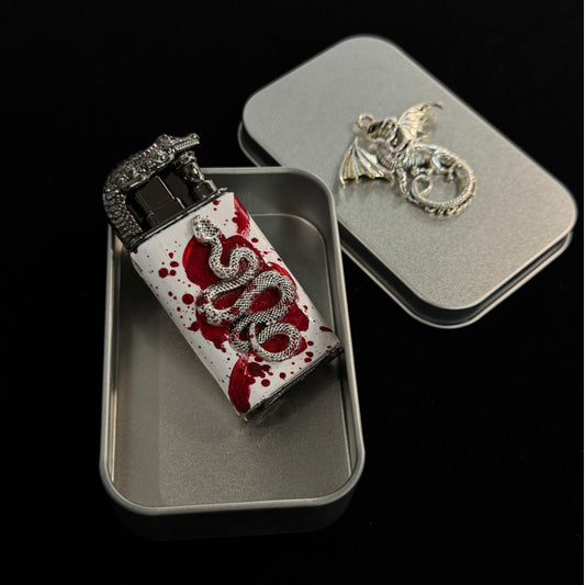Bloodlake Serpent Custom Lighter Handmade