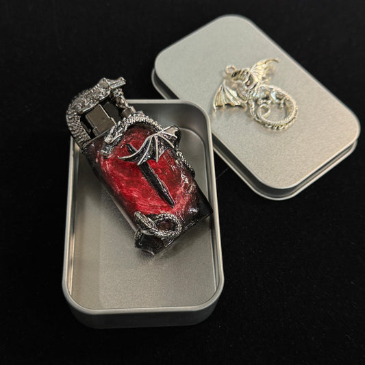 Bloodbound Dragon Custom Lighter Handmade