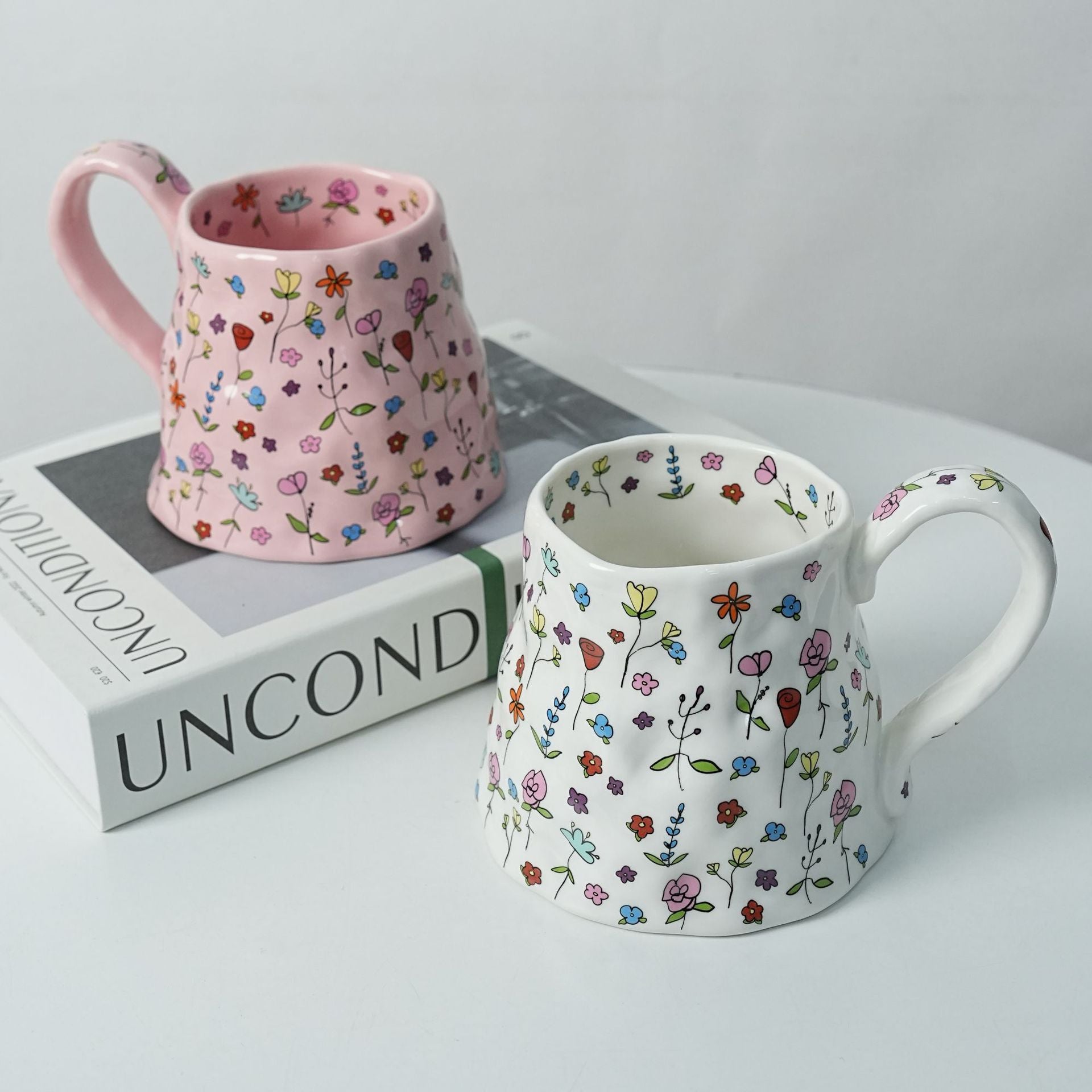 Creative Floral Ceramic Mug