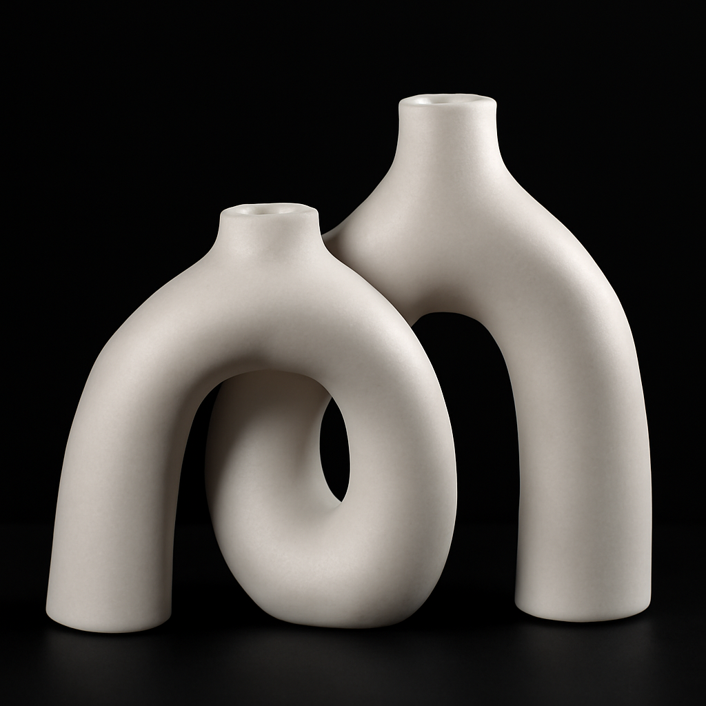 Couple Vase for Hydroponic Flowers