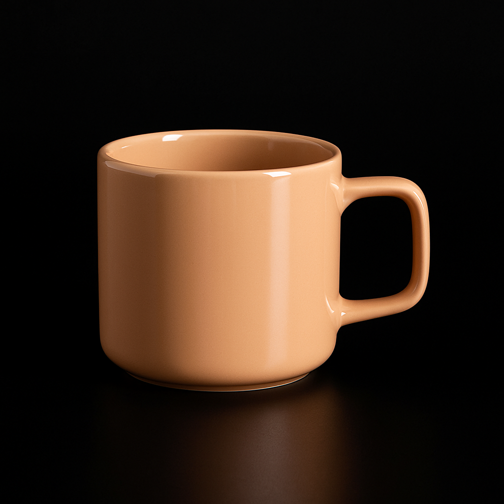 Tazza ceramica beige rosa
