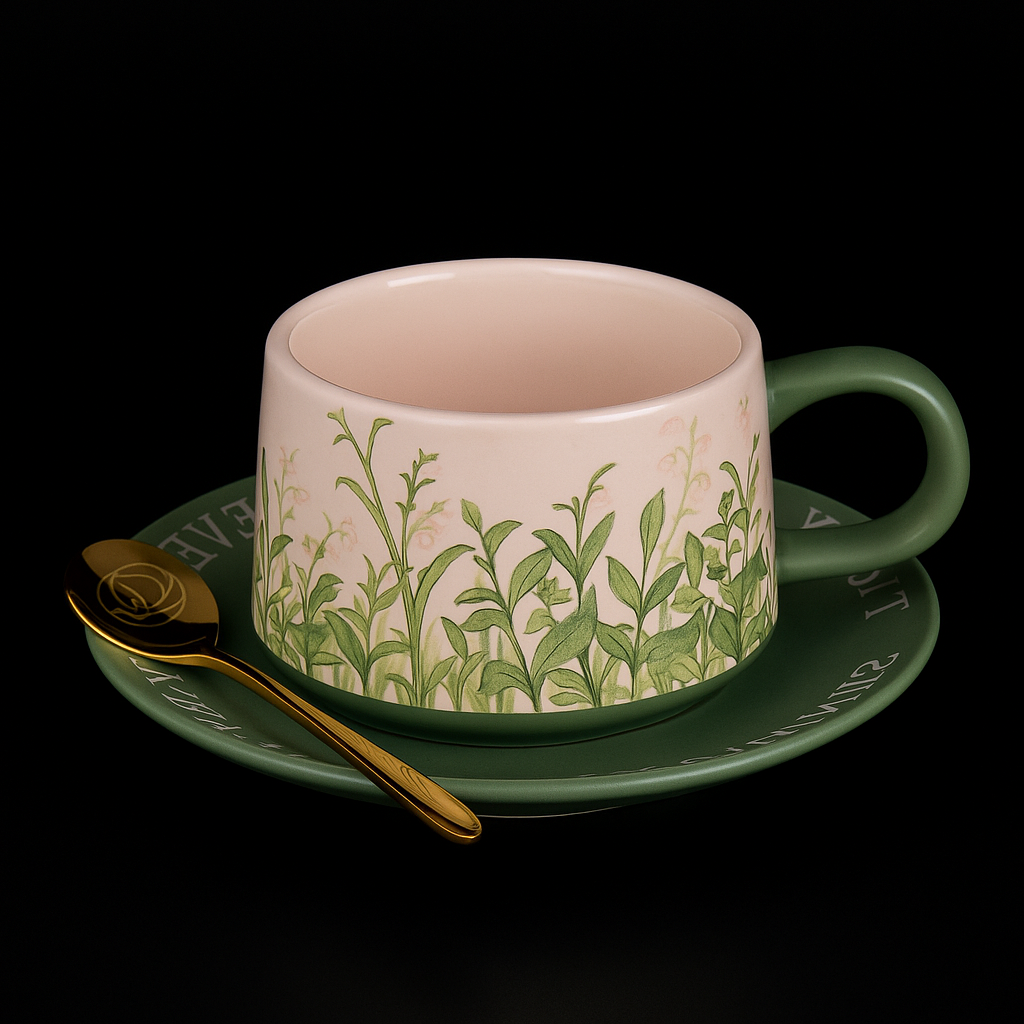 Lily of the Valley Coffee Cup Set