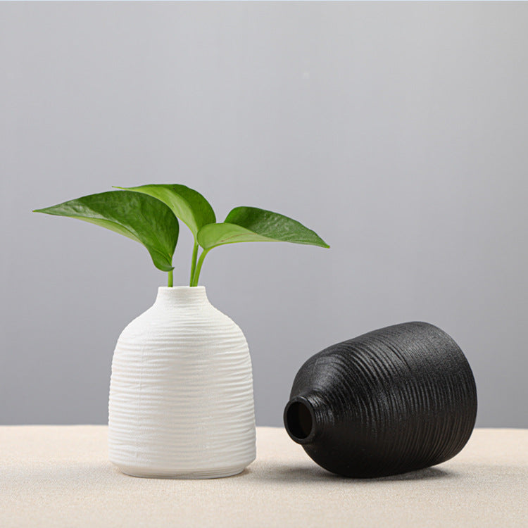 Handmade ceramic vase White