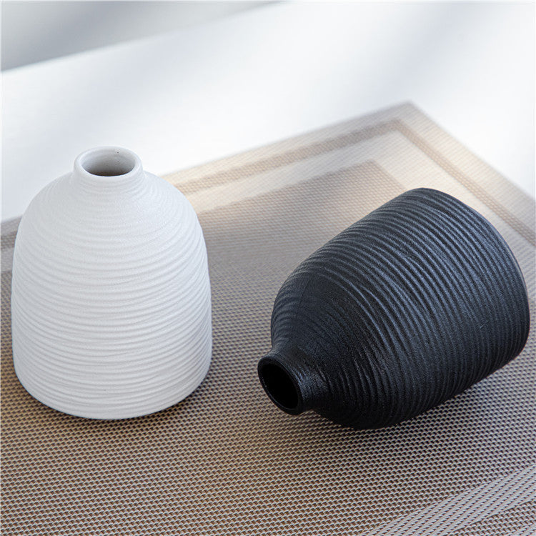 Handmade ceramic vase White