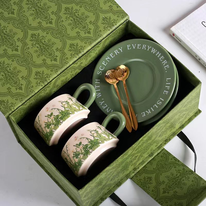 Lily of the Valley Coffee Cup Set