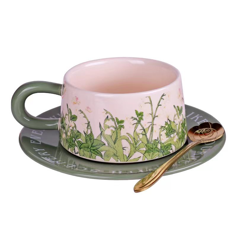 Lily of the Valley Coffee Cup Set