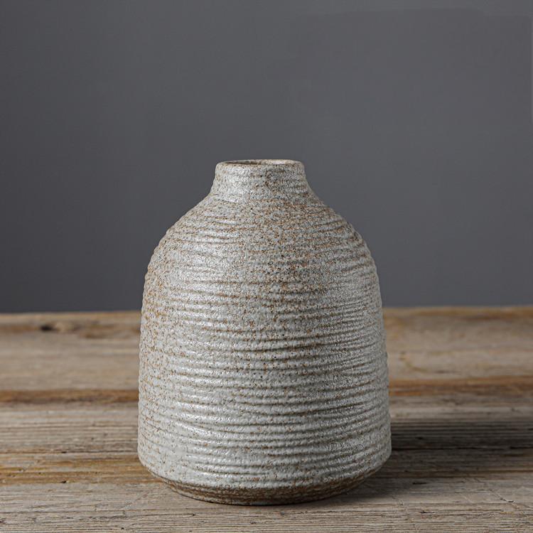 Handmade ceramic vase Grey