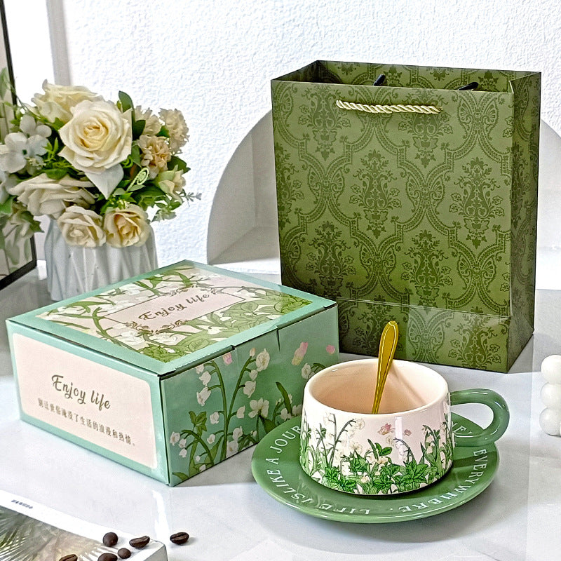 Lily of the Valley Coffee Cup Set