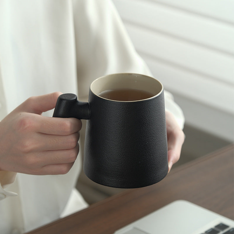 Ceramic Tea Mug with Infuser and Lid