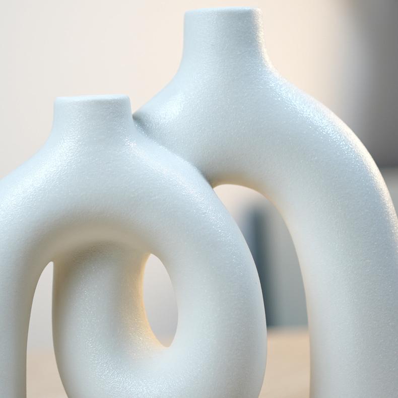 Couple Vase for Hydroponic Flowers