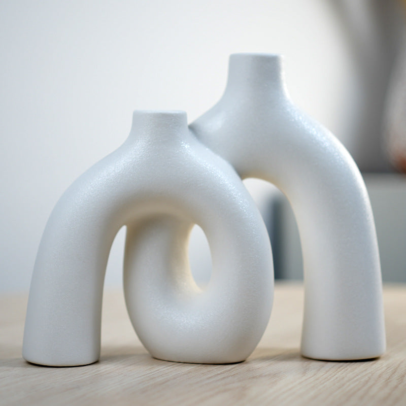 Couple Vase for Hydroponic Flowers
