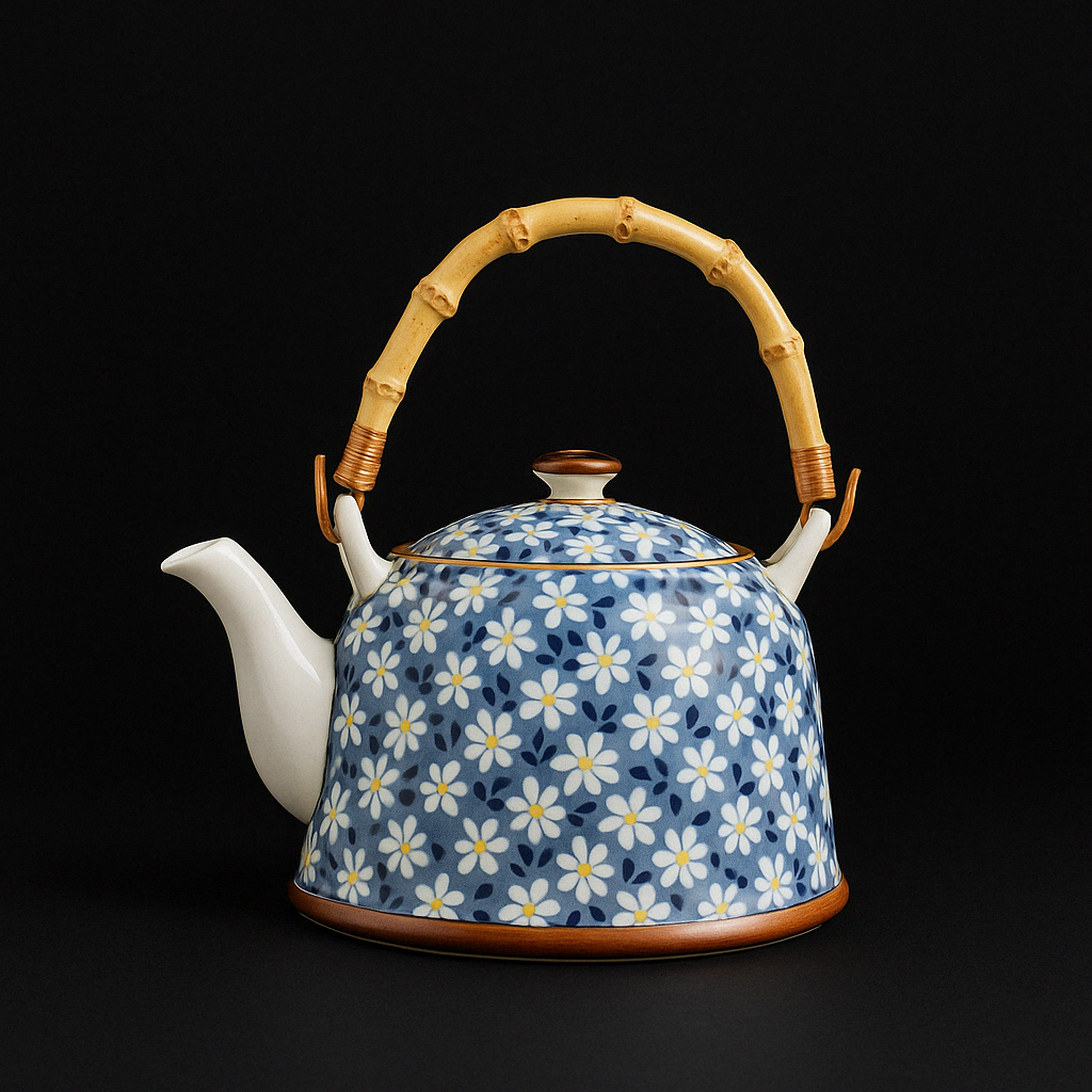 Teiera in ceramica fatta a mano